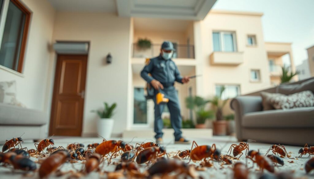 برامج الحماية المتكاملة للحشرات في المجمعات السكنية بالرياض